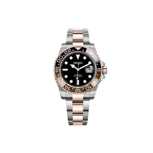 SEIKOGMT ROOTBEER GOLD MEN'S MOD WATCH