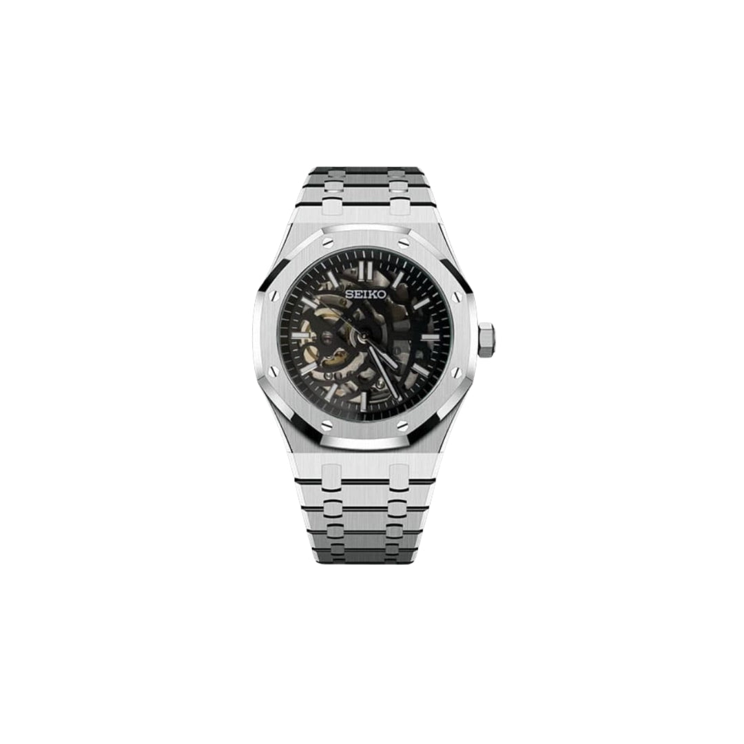SEIKOAK SKELETON STEEL MEN'S WATCH