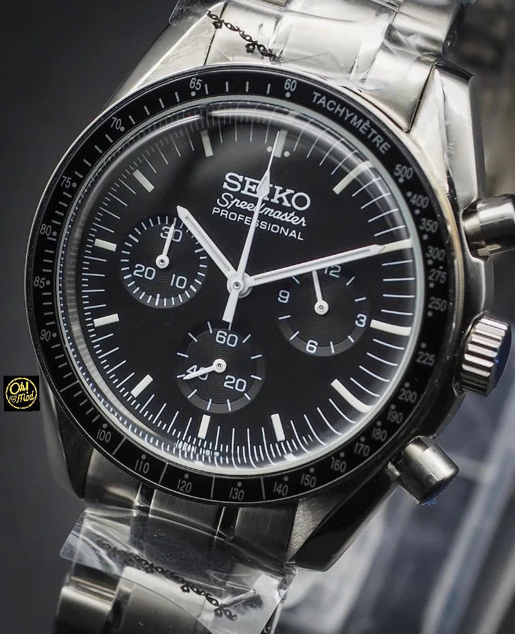 SEIKOSPEEDMASTER MOD BLACK DIAL
