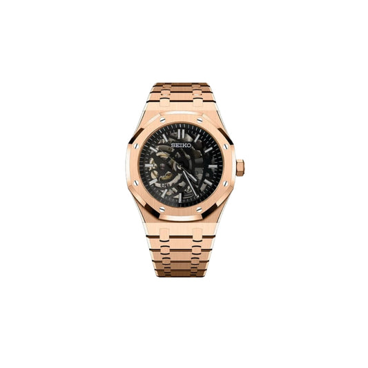 SEIKOAK SKELETON ROSE GOLD MEN'S WATCH