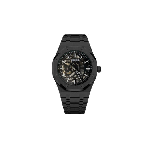 SEIKOAK SKELETON TACTICAL BLACK MEN'S WATCH