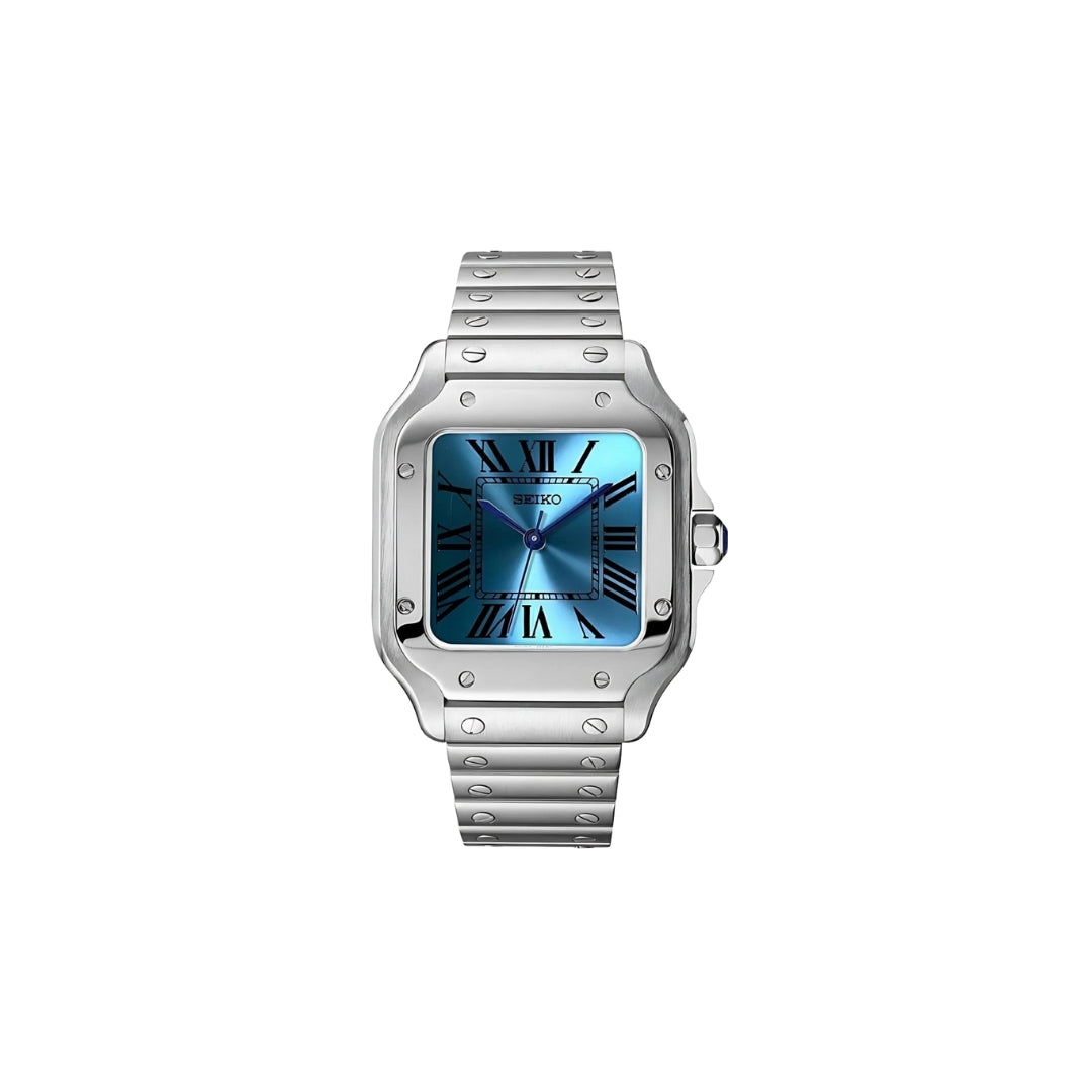 SEIKOSANTOS TIFFANY BLUE MEN'S MOD WATCH