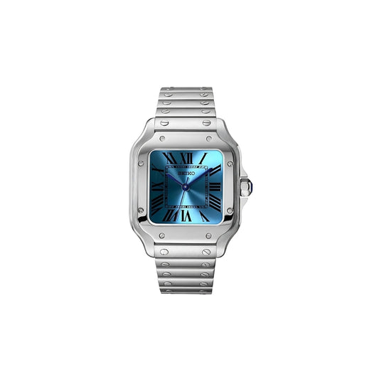 SEIKOSANTOS TIFFANY BLUE MEN'S MOD WATCH
