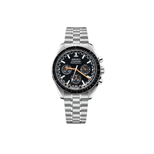 SEIKOSPEEDMASTER MOD BLACK ORANGE DIAL