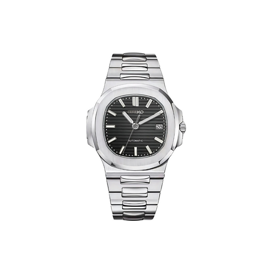 SEIKONAUTILUS BLACK MEN'S WATCH