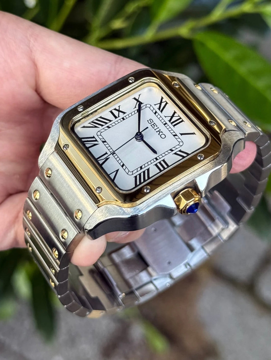 SEIKOSANTOS HEART GOLD MEN'S MOD WATCH