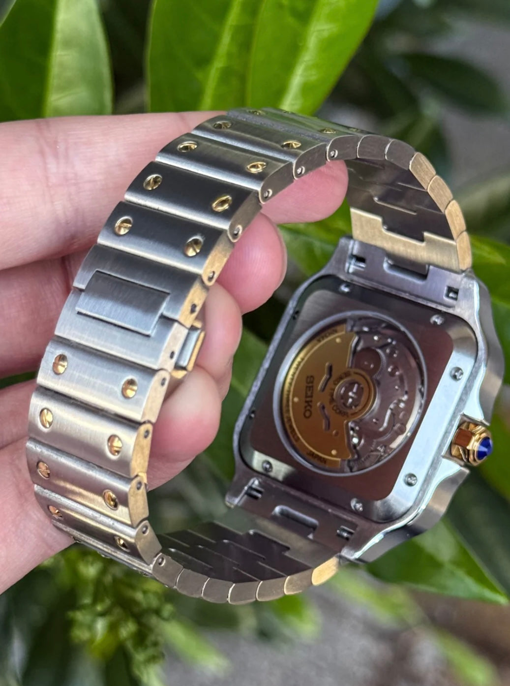 SEIKOSANTOS HEART GOLD MEN'S MOD WATCH