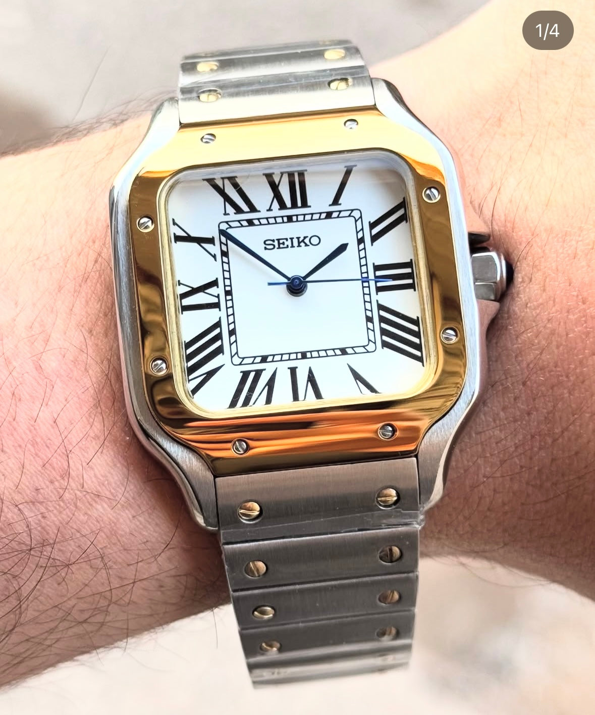 SEIKOSANTOS HEART GOLD MEN'S MOD WATCH