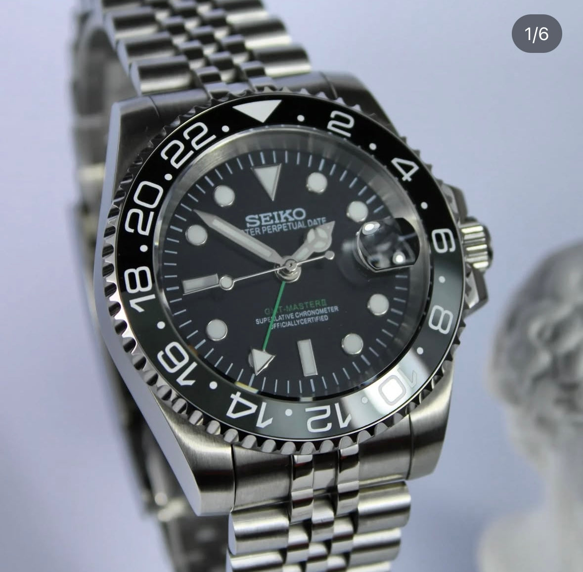 SEIKOGMT BRUCE WAYNE MEN'S MOD WATCH