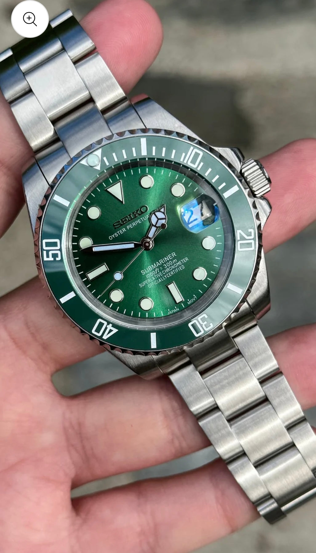 SEIKOMARINER HULK MEN'S MOD WATCH