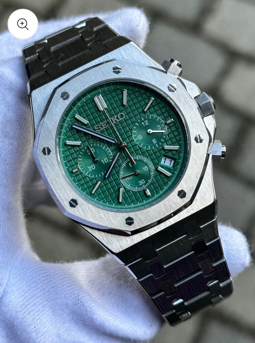 SEIKOAK CHRONO EMERALD MEN'S WATCH