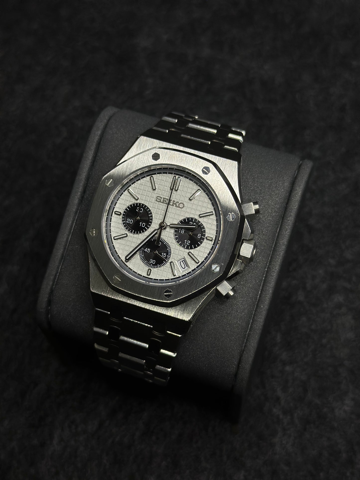 SEIKOAK CHRONO PANDA MEN'S WATCH