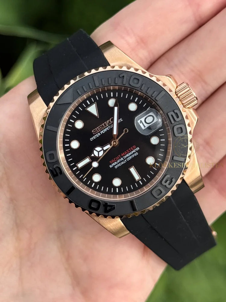 SEIKOYACHT BRONZE (RUBBER STRAP) MEN'S WATCH