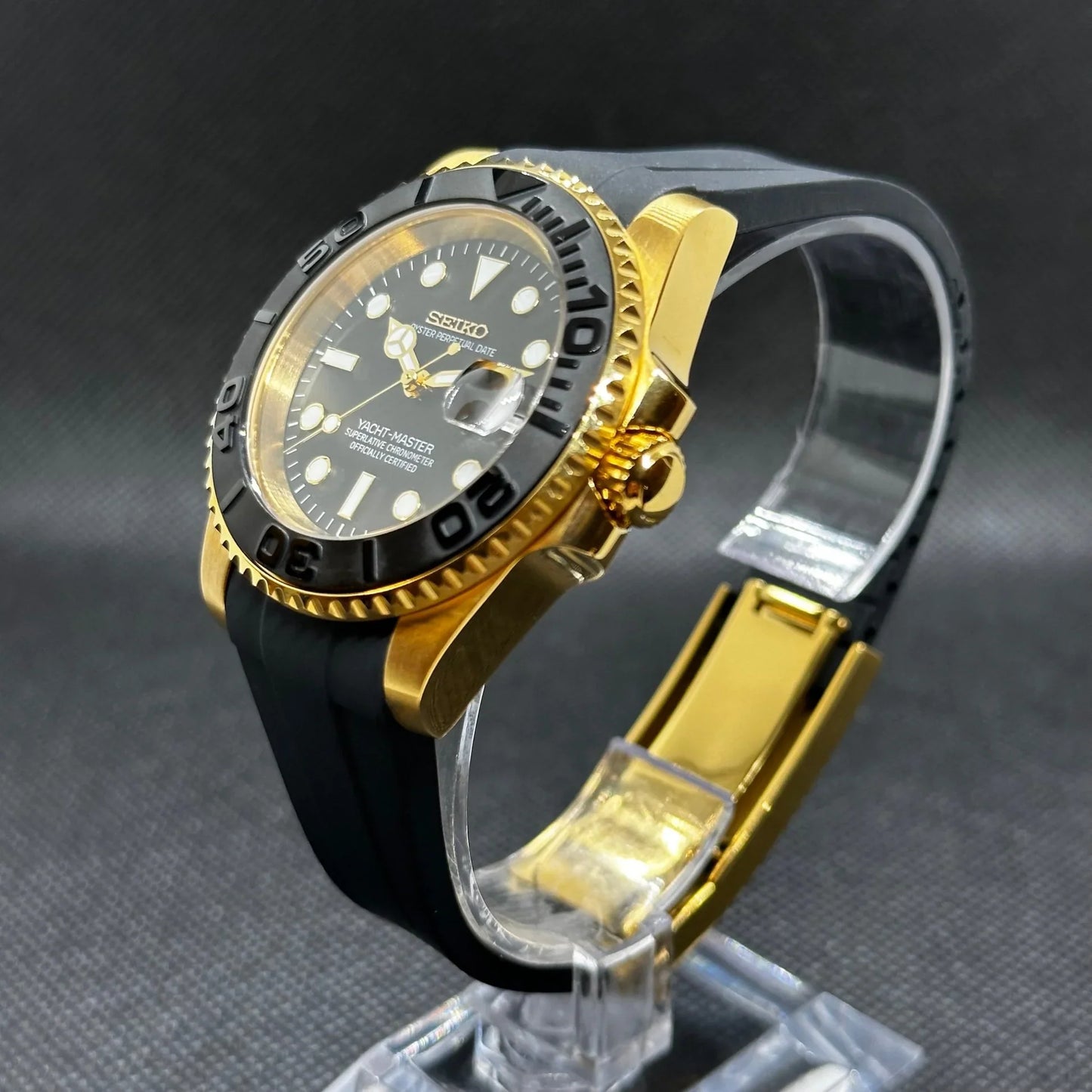 SEIKOYACHT YELLOW GOLD  MOD